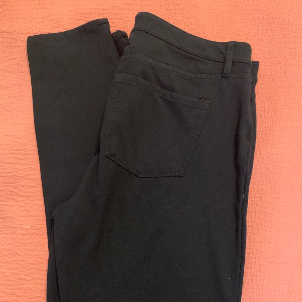 Talbots Black High Rise jegging ankle sz 8
